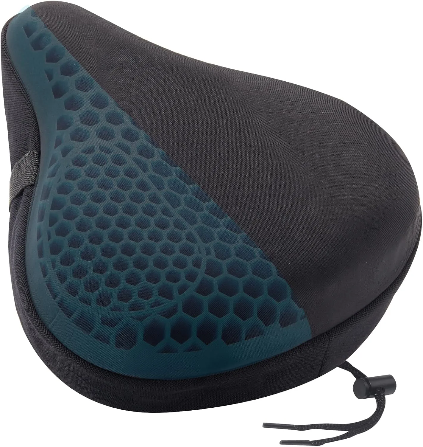 Zacro Wide Bike Seat Cushion - Honeycomb Gel Bike Seat Cover for Men & Women Comfort, Extra Soft Padding Bicycle Saddle fit for Peloton, Spin Stationary Exercise, Mountain Road Cycling Bike