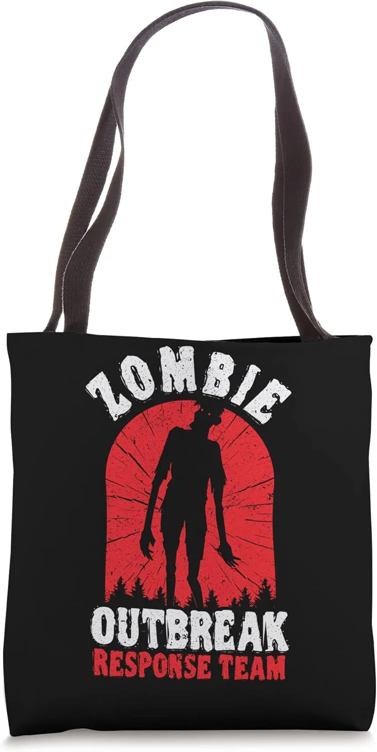 Zombie Outbreak Response Team Halloween Trick Or Treat Tote Bag