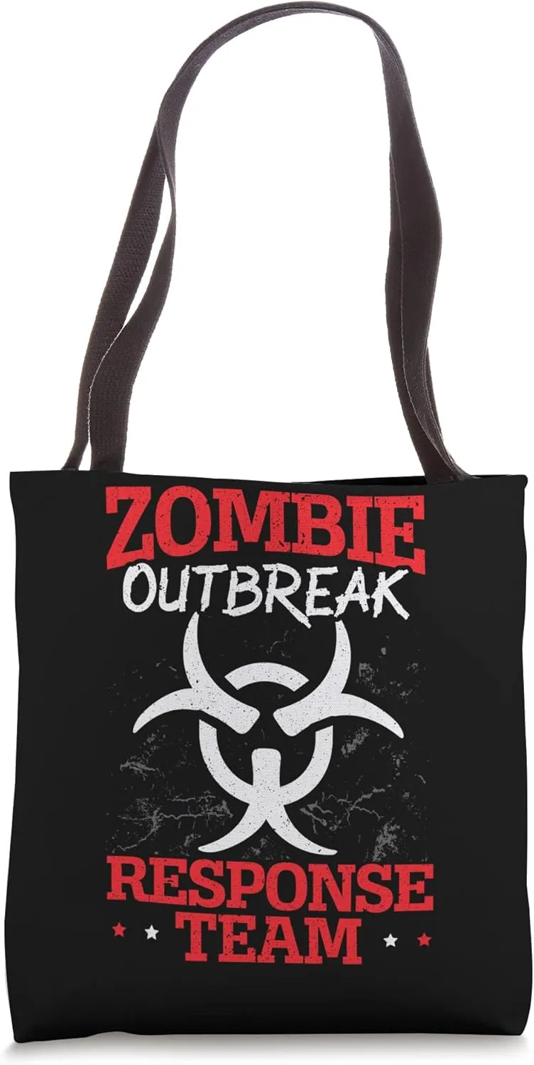 Zombie Outbreak Response Team Halloween Trick Or Treat Tote Bag