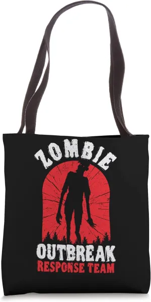 Zombie Outbreak Response Team Halloween Trick Or Treat Tote Bag