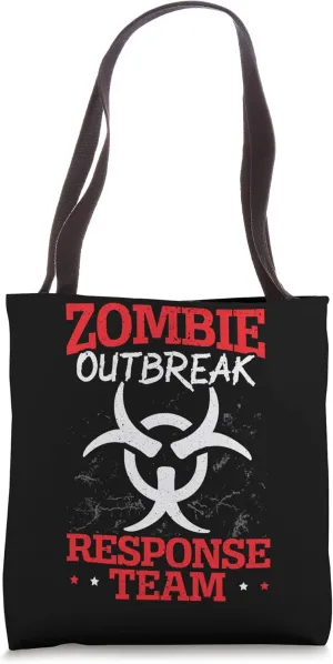 Zombie Outbreak Response Team Halloween Trick Or Treat Tote Bag